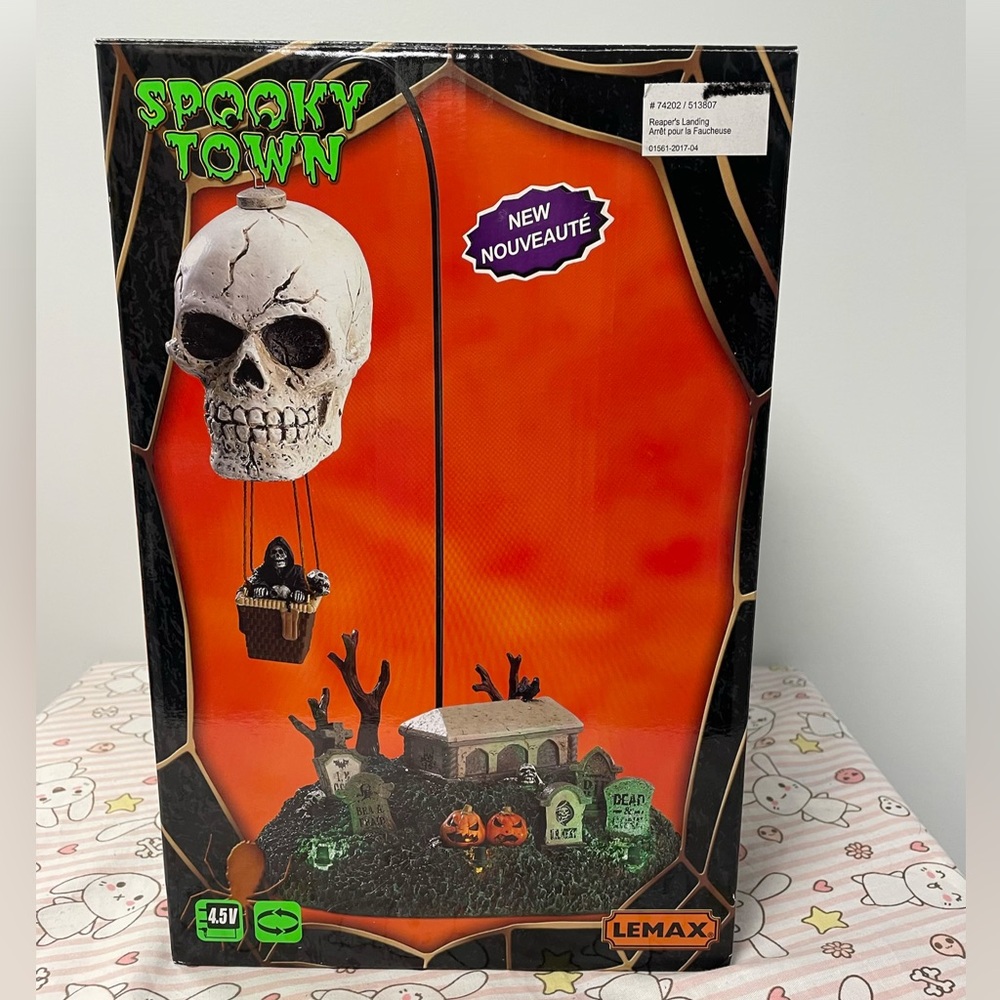 Lemax Spooky Town Halloween Reaper’s Landing Animated Lighted Table Accent